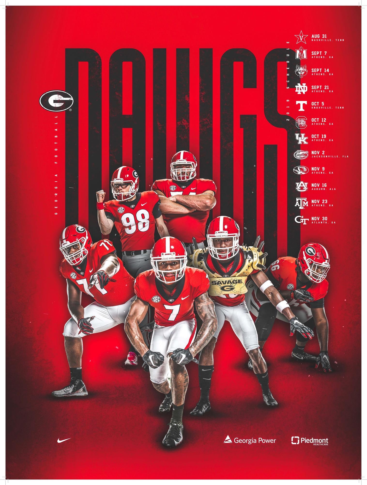 1520x2000 Georgia Bulldog Team Posters of Georgia Athletics, Phone