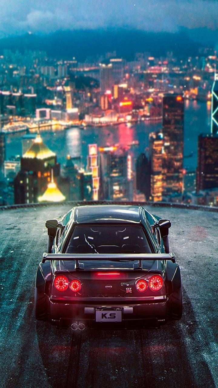 720x1280 Car wallpaper. Nissan gtr skyline, Nissan gtr r Skyline gtr r34, Phone