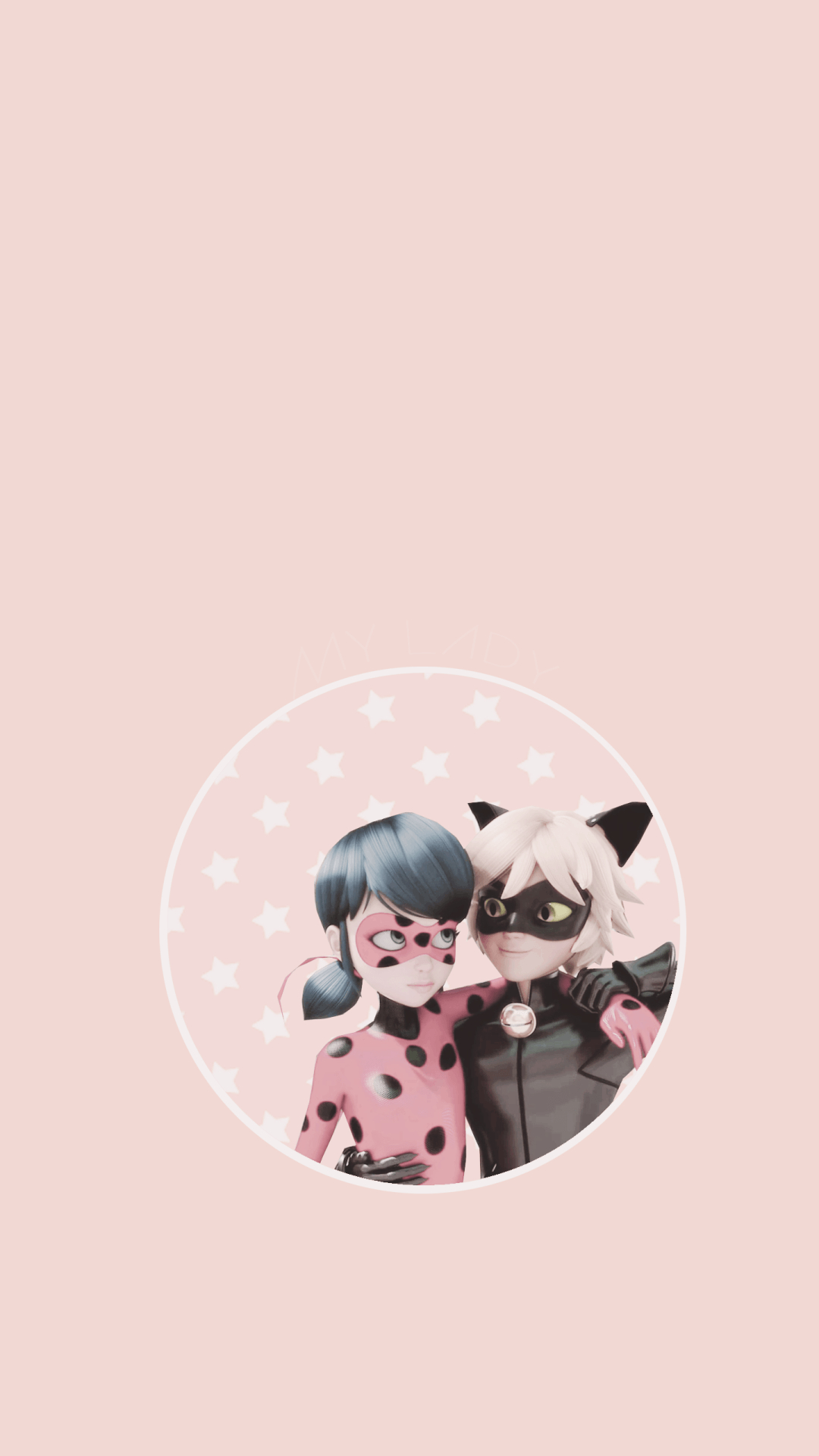 1080x1920 Miraculous Ladybug: Cute pastel phone wallpaper, Phone