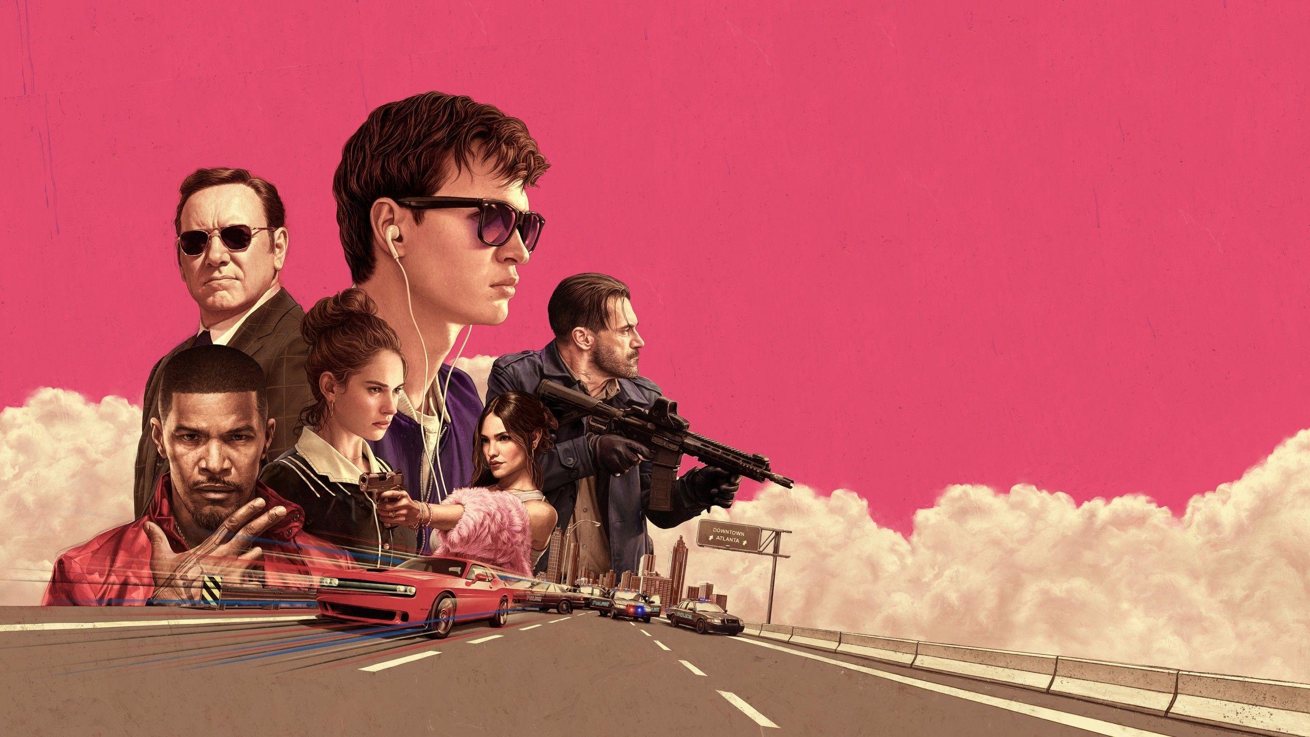 2560x1440 Wallpaper Baby Driver, Action, Crime, HD, 4K, Movies, Desktop