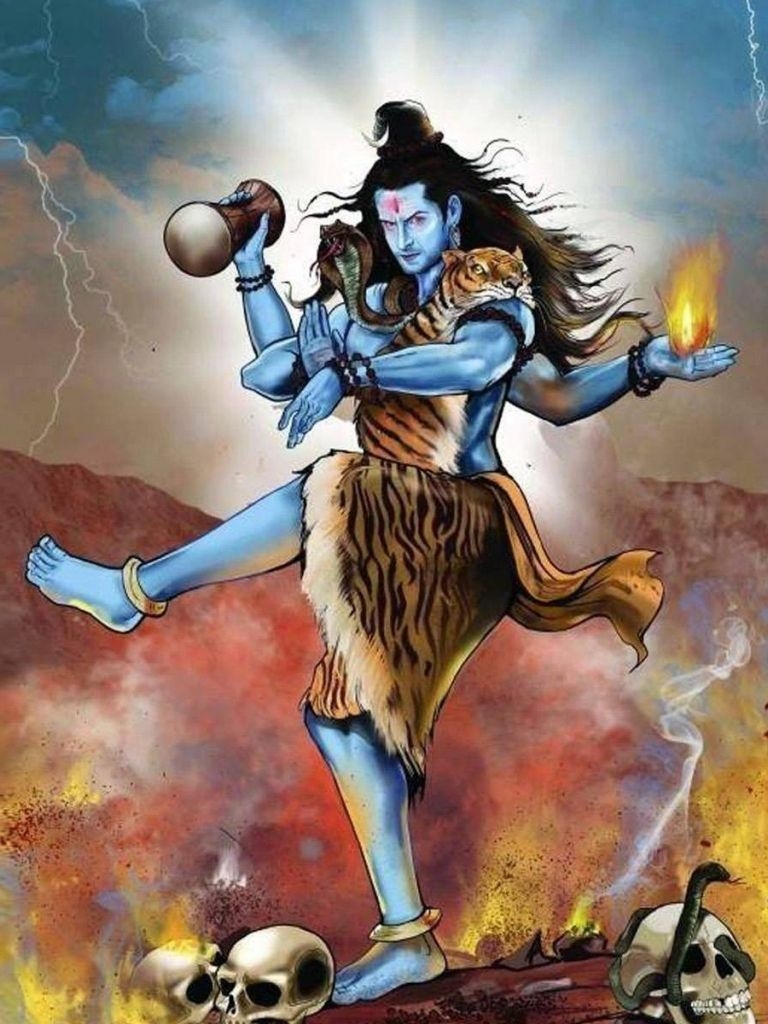 770x1030 Free download Angry Lord Shiva Tandav Desktop Image HD Wide HD, Phone