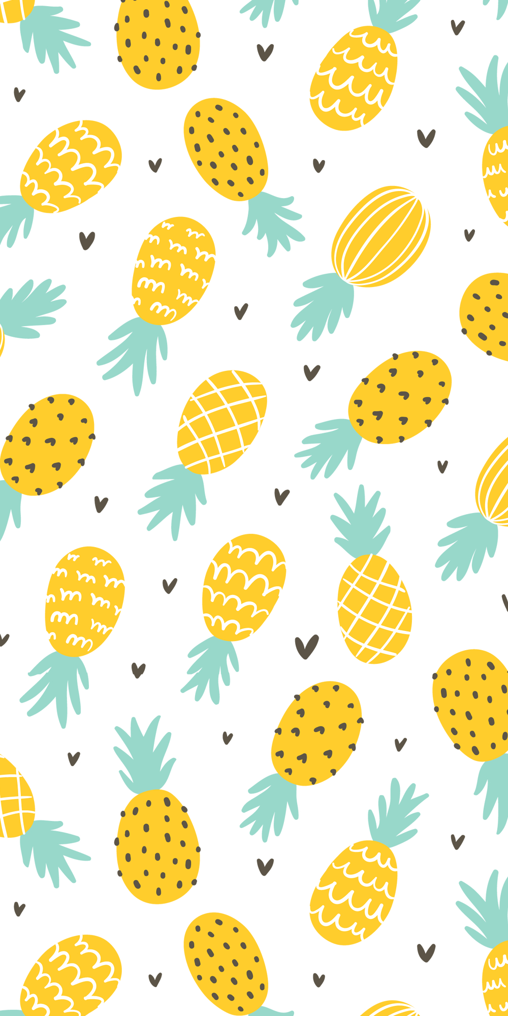 1000x2000 Perfect Combo: #Pineapples and #Hearts. #Casetify #iPhone #Fruit #Art #Design #Illustration #Inspriation. Pineapple illustration, Pineapple vector, Fruit cartoon, Phone