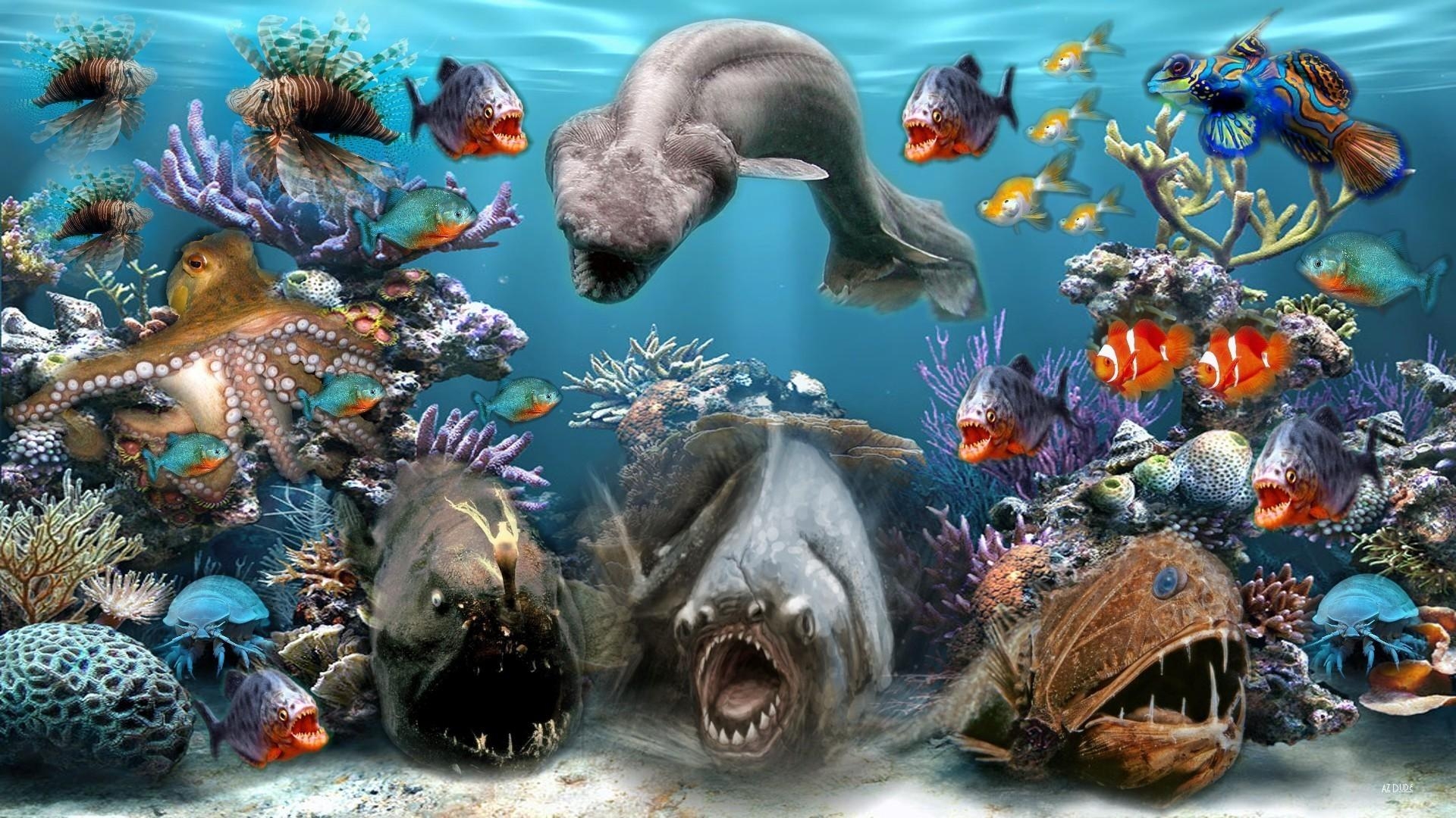 1920x1080 Sea Creatures Wallpaper, Desktop