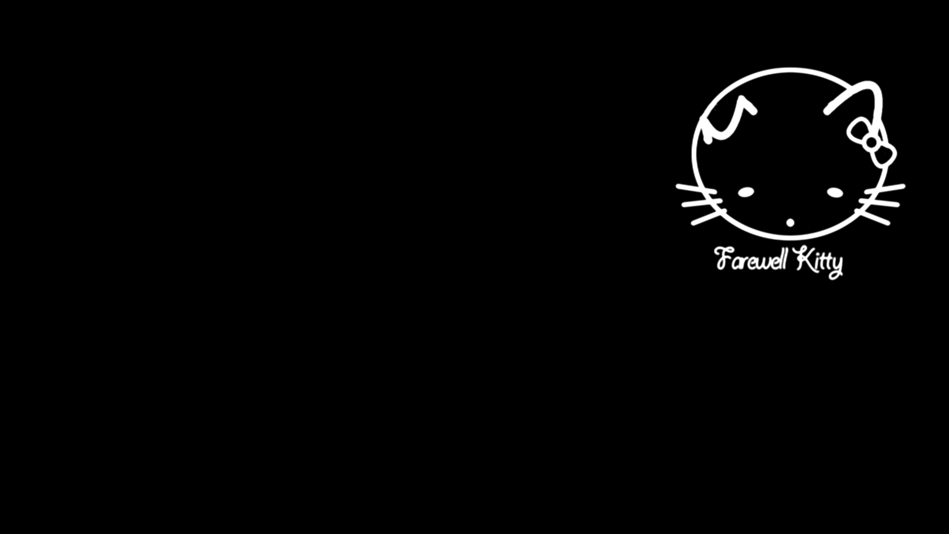 1920x1080 Hello Kitty Black Wallpaper and Background, Desktop