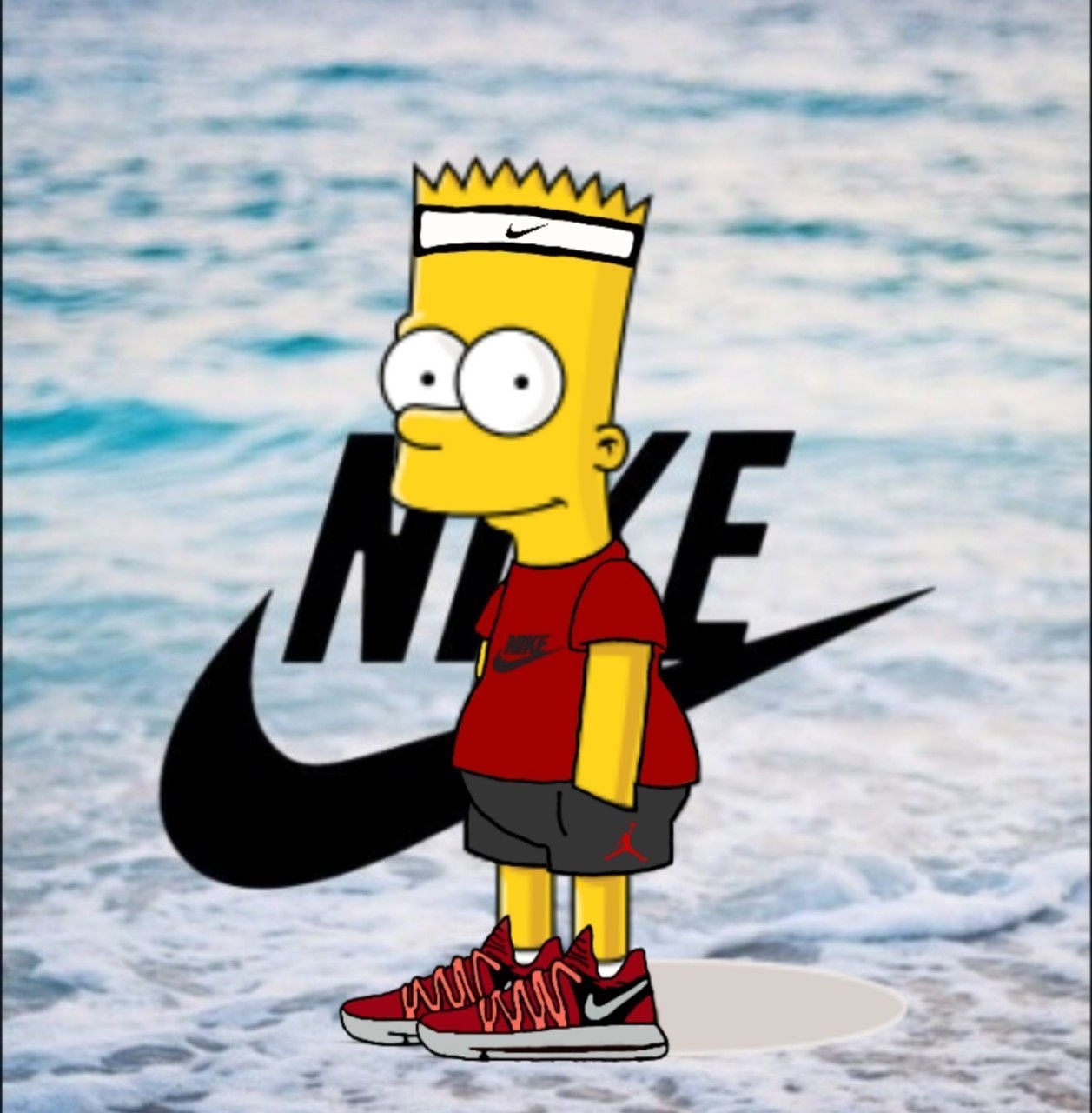 1260x1280 Nike Bart Simpson Wallpaper Free Nike Bart Simpson Background, Phone