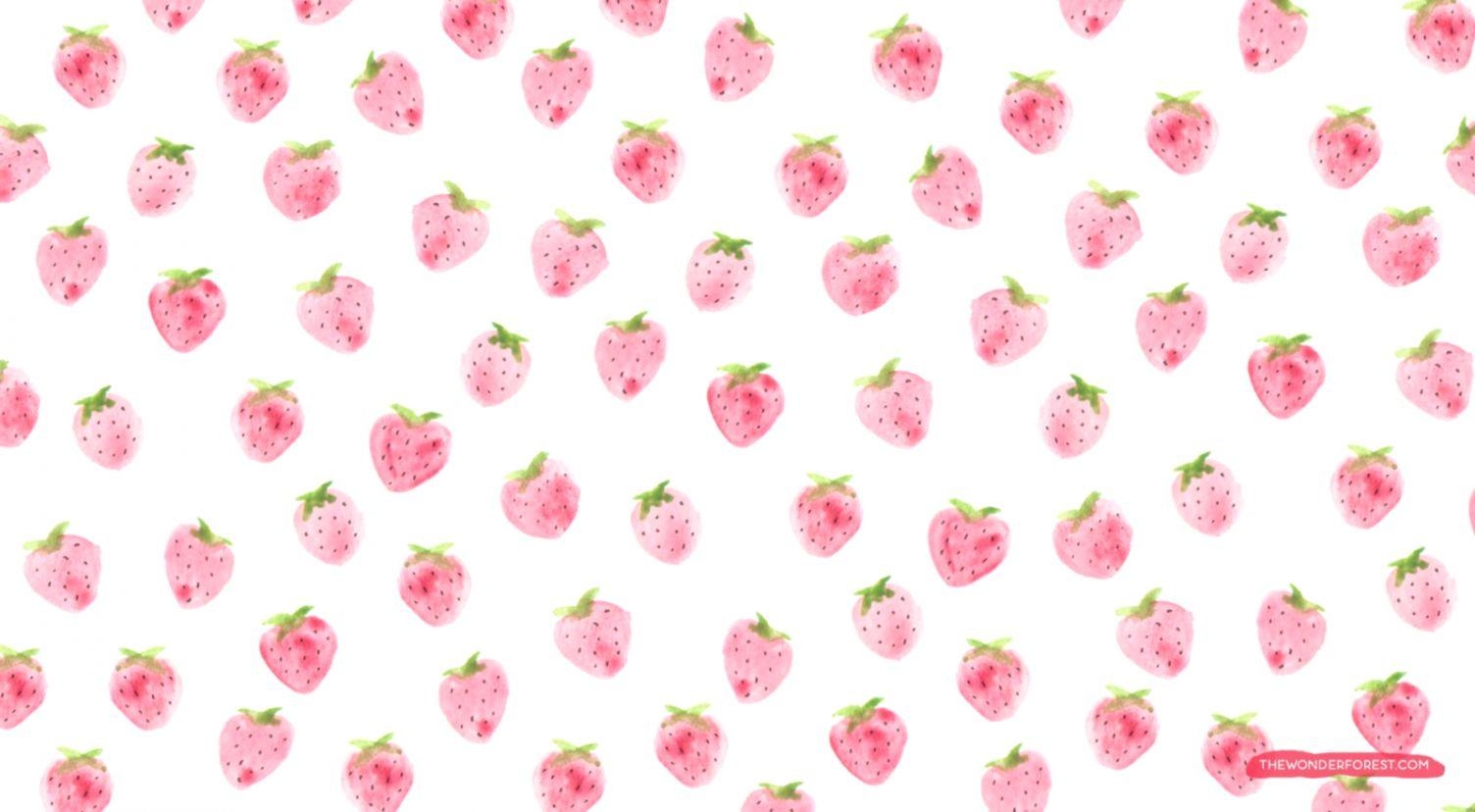 1510x830 Cute Strawberry Wallpaper. Best Image Background, Desktop