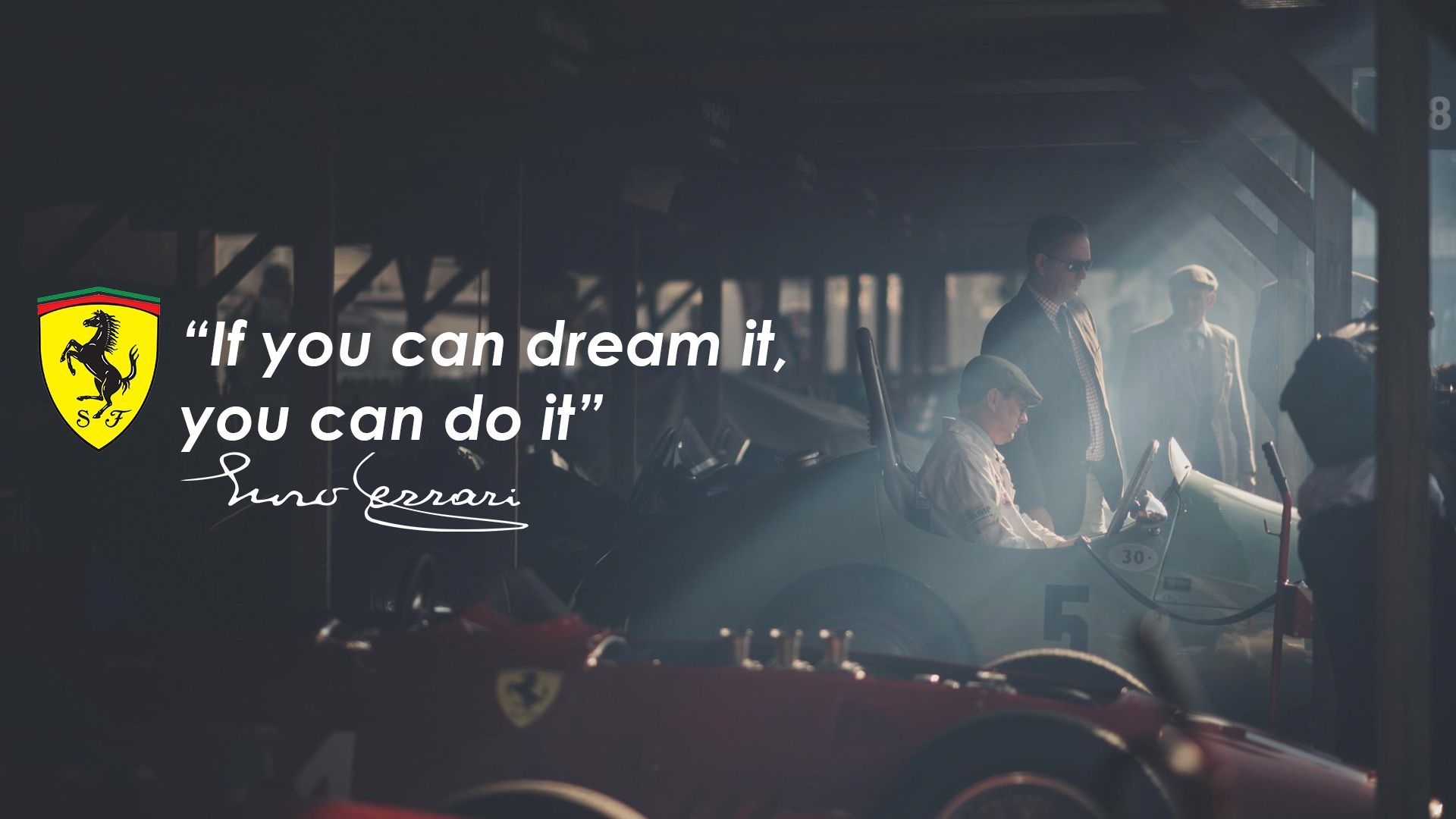 1920x1080 If you can dream it you can do it Ferrari []. Beautiful wallpaper, Wallpaper, Cool wallpaper, Desktop