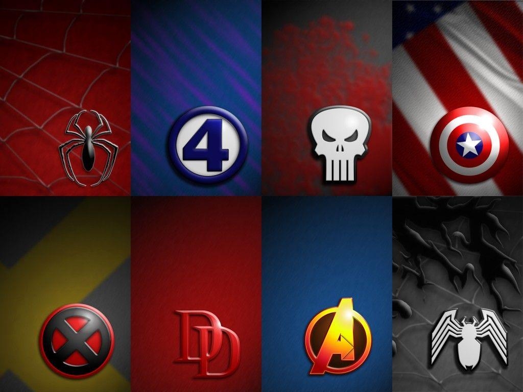 1030x770 Pix For > Superheroes Logos Wallpaper, Desktop