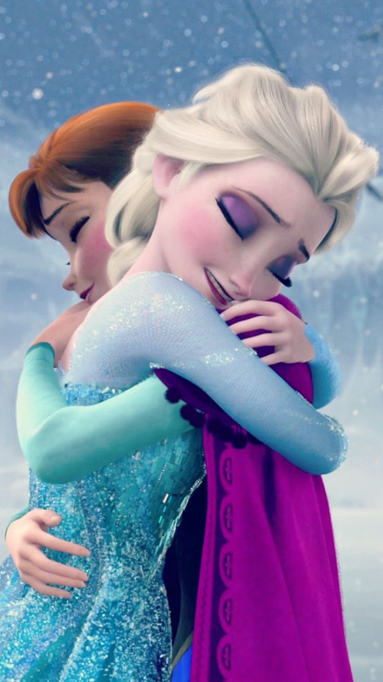 750x1340 Frozen Elsa and Anna phone wallpaper the Snow Queen Photo, Phone