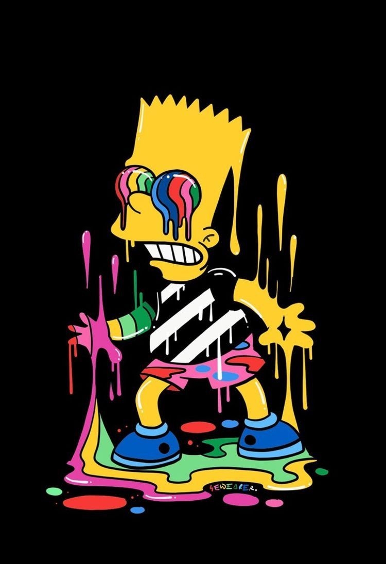 750x1100 Art. Simpsons art, Bart simpson art, Simpsons drawings, Phone