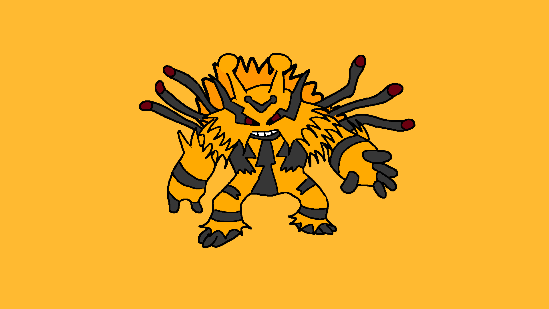 1920x1080 Mega Electivire OC Art, Desktop