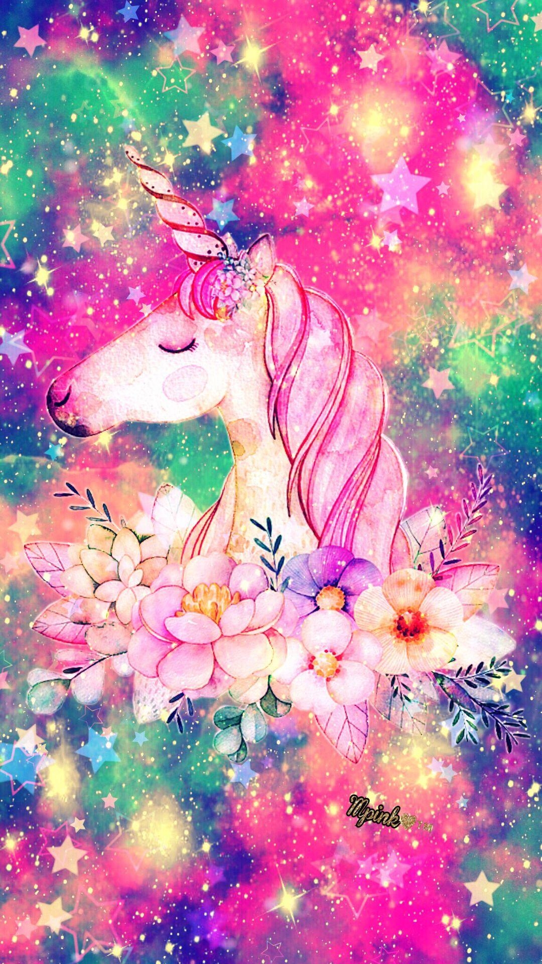 1080x1920 05 24 Floral Unicorn Galaxy Wallpaper In 2019. Unicorn, Phone