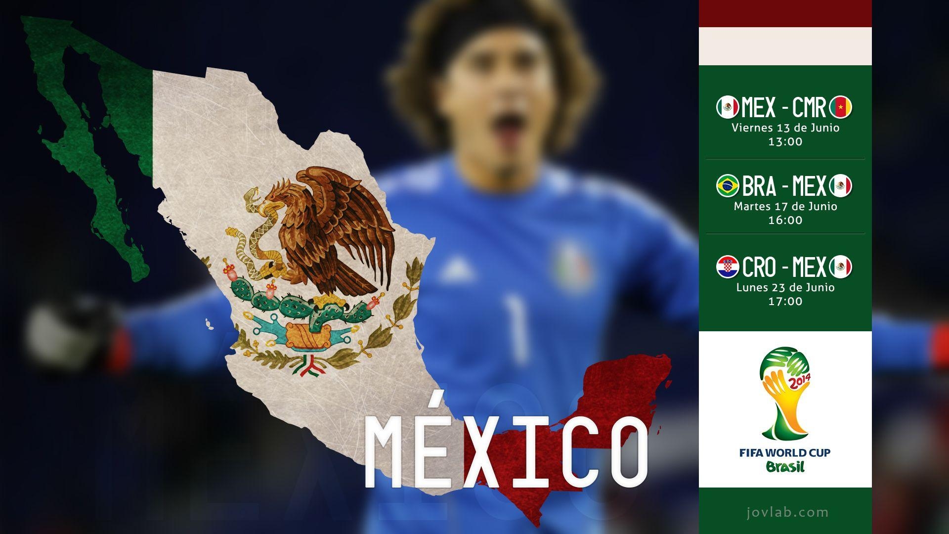 1920x1080 Wallpaper Brasil 2014 (Guillermo Ochoa), Desktop