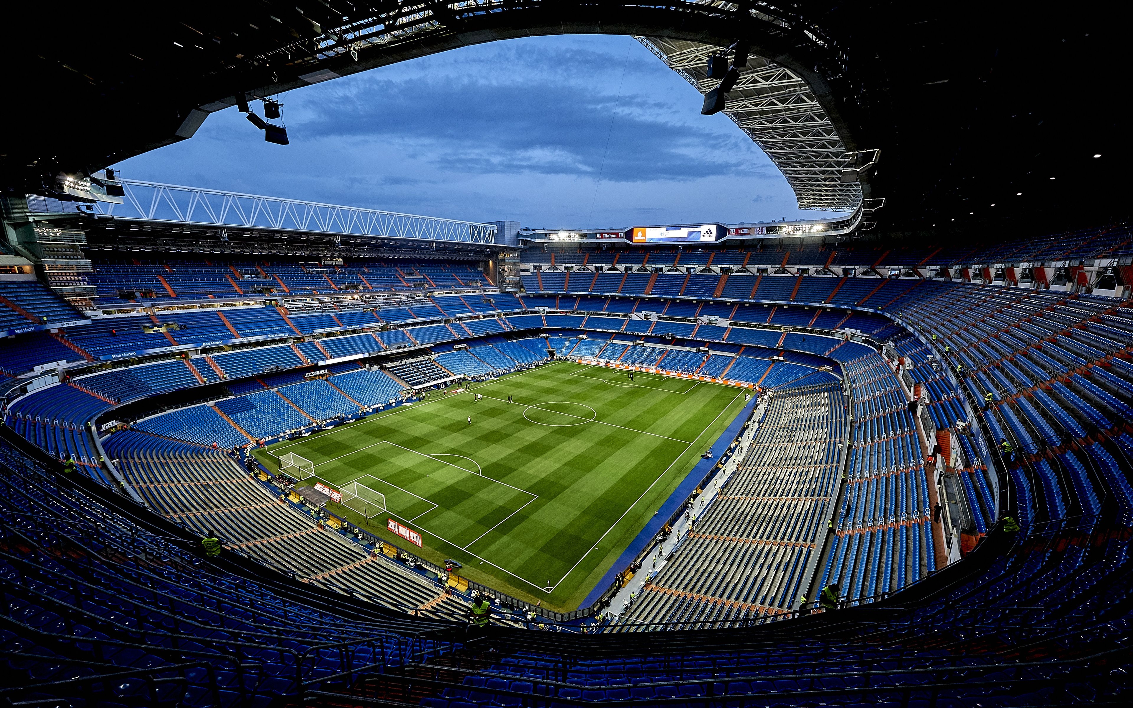 3840x2400 Download Wallpaper Santiago Bernabeu Stadium, 4k, Desktop