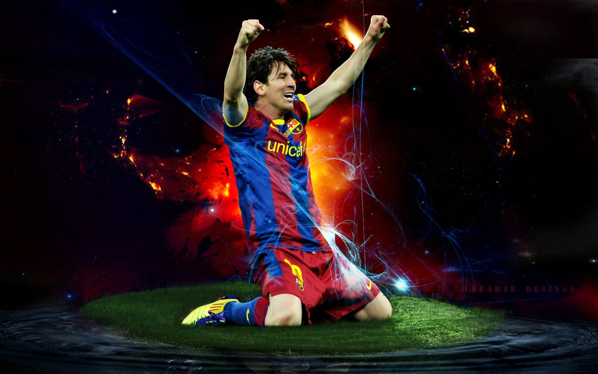 1920x1200 Messi Celebration Wallpaper Wallpaper HD. Lionel messi wallpaper, Lionel messi, Messi soccer, Desktop