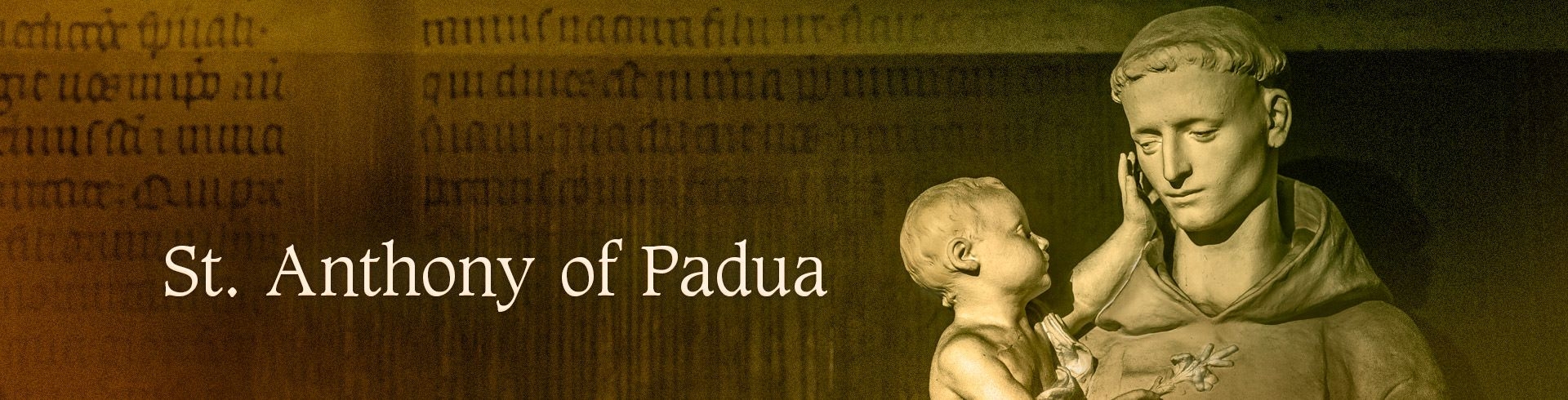 1920x490 St. Anthony Of Padua (1195 1231). Salt And Light Catholic Media Foundation, Dual Screen