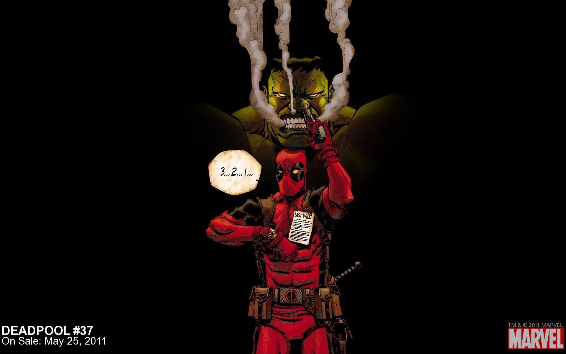 1920x1200 Download the Deadpool Shooting Hulk Wallpaper, Deadpool Shooting, Desktop