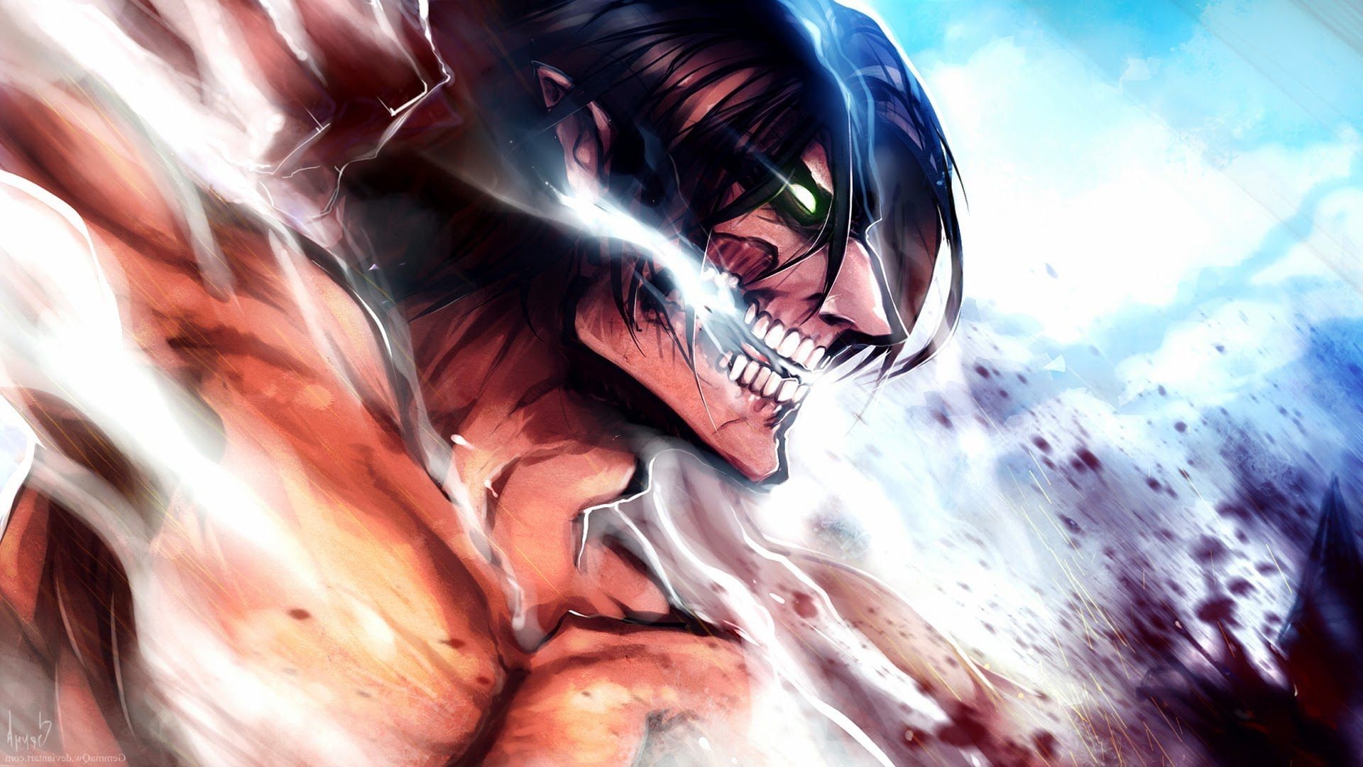 1920x1080 Attack On Titan Titan Eren Wallpaper Free Attack On Titan Titan Eren Background, Desktop