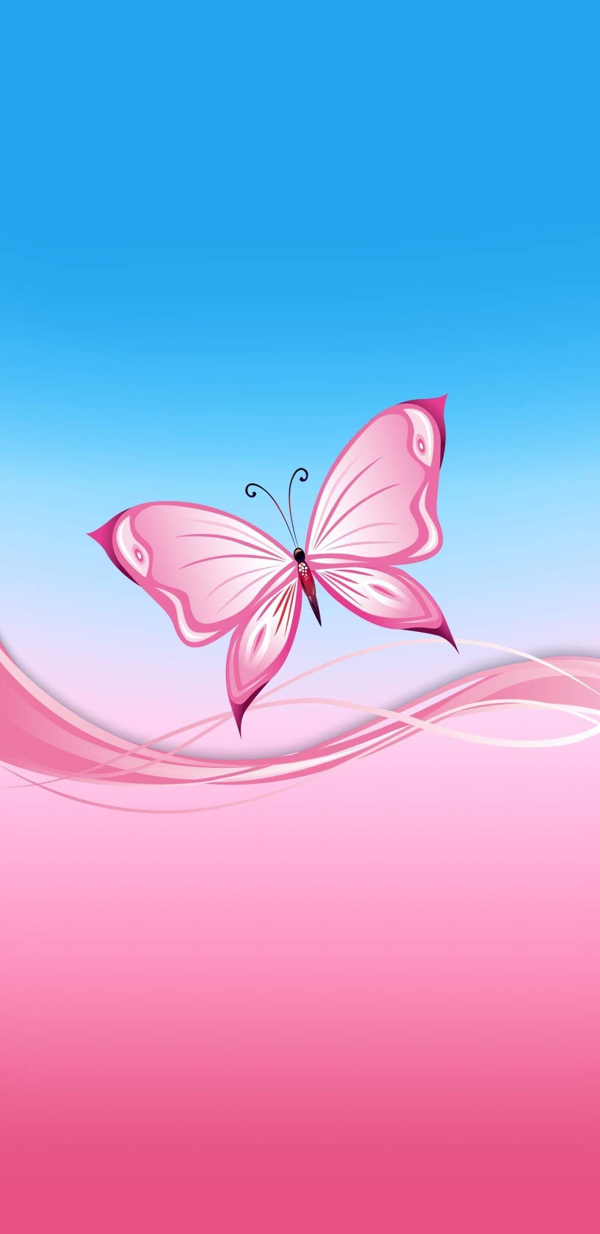 1240x2550 iPhone Wallpaper. Butterfly, Pink, Moths and butterflies, Insect, Phone