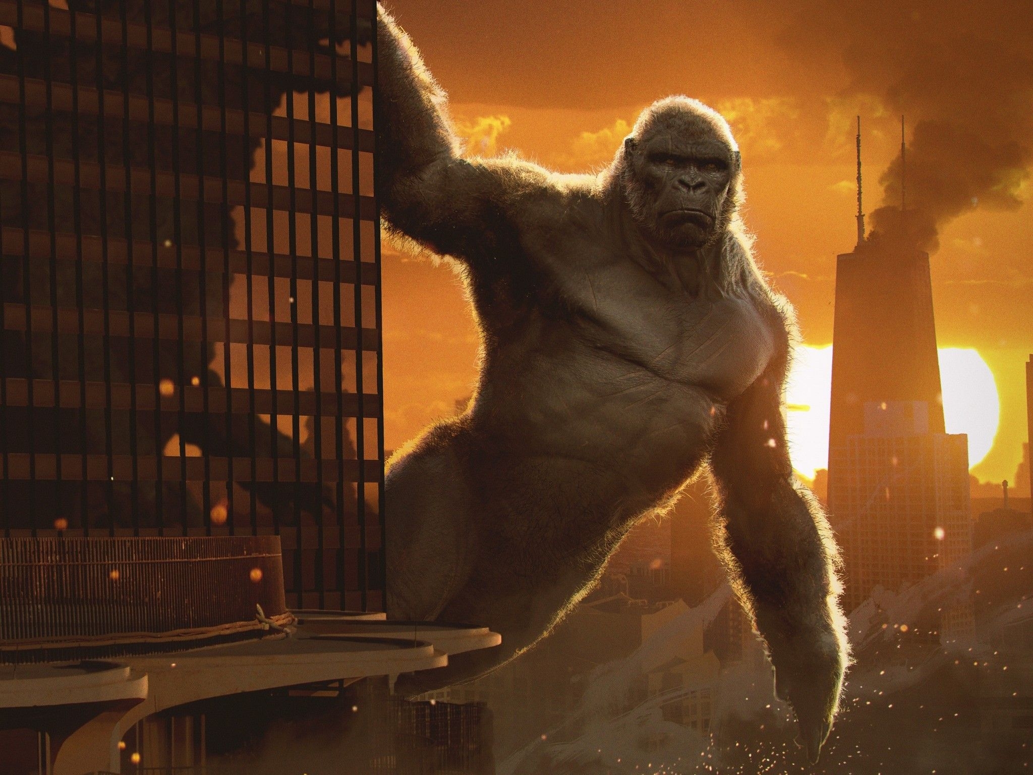 2050x1540 Godzilla vs Kong 4K Wallpaper, King Kong, 2020 Movies, Movies, Desktop