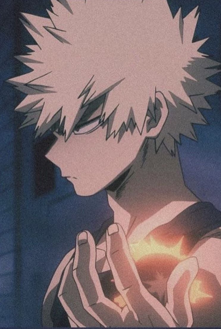 750x1110 Bakugo x Reader. Aesthetic anime, Cute anime character, Cute anime guys, Phone