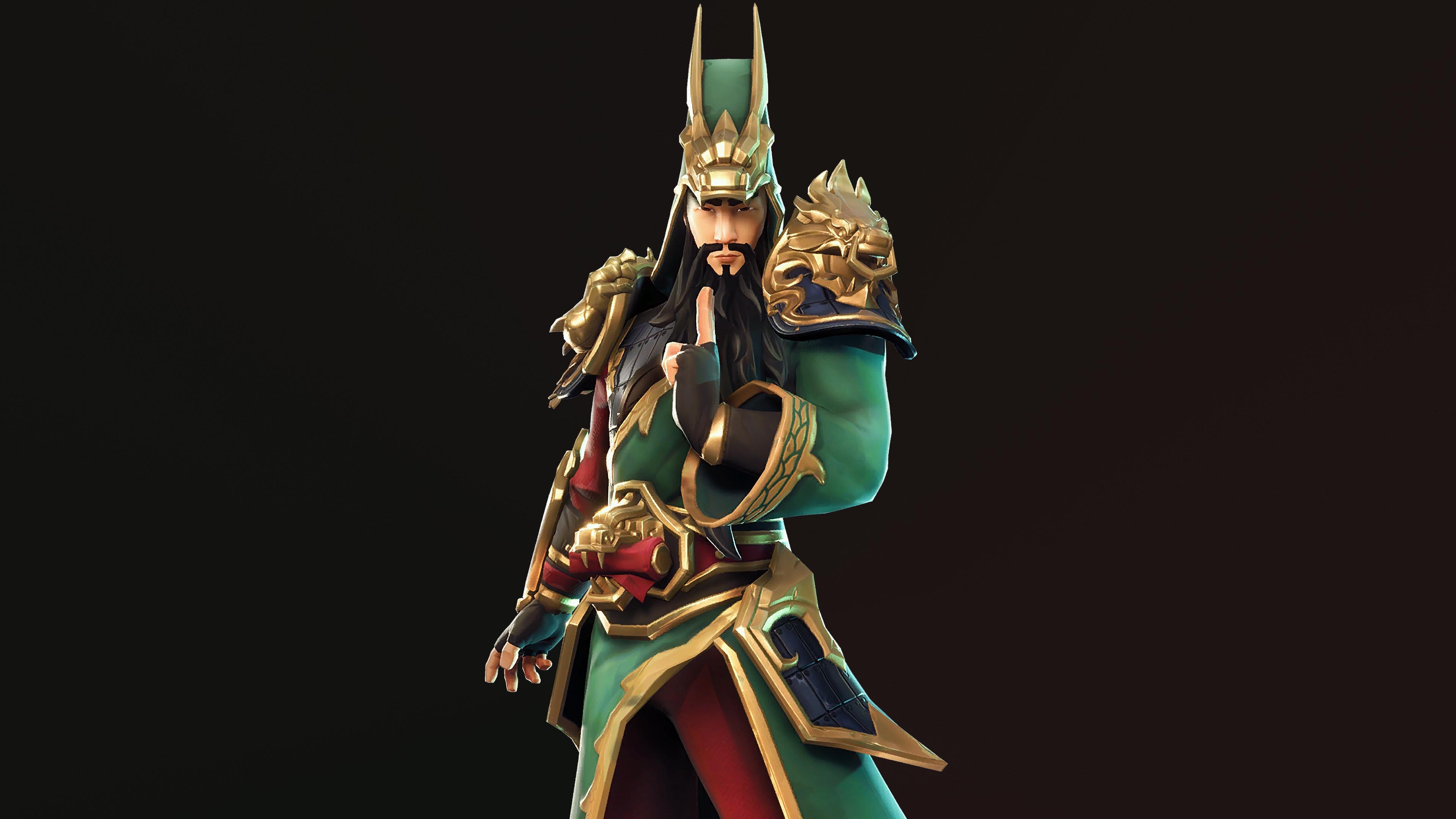 3840x2160 Guan Yu 4K 8K HD Fortnite Battle Royale Wallpaper, Desktop