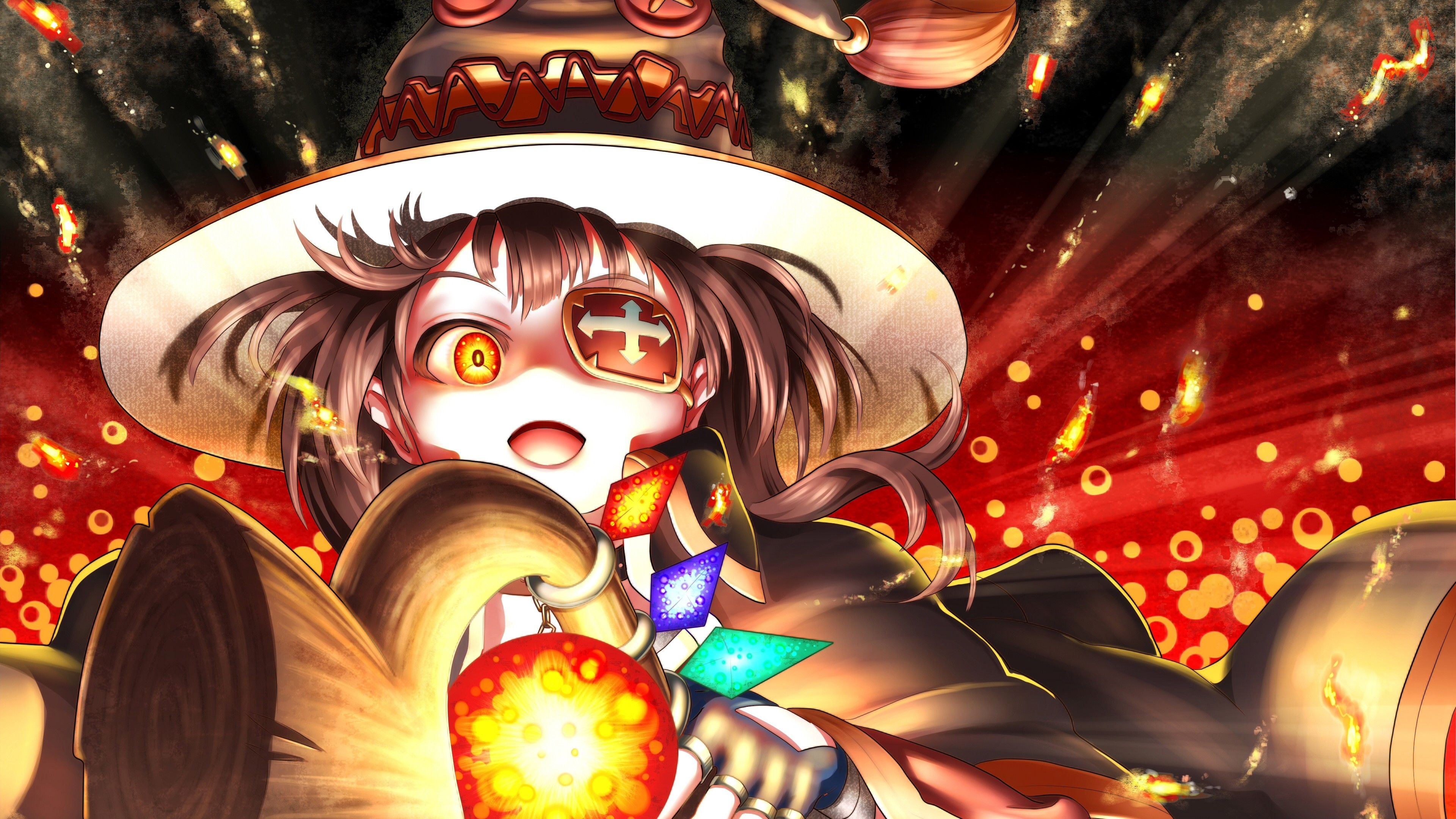 3840x2160 Megumin Anime 4K Wallpaper, Desktop