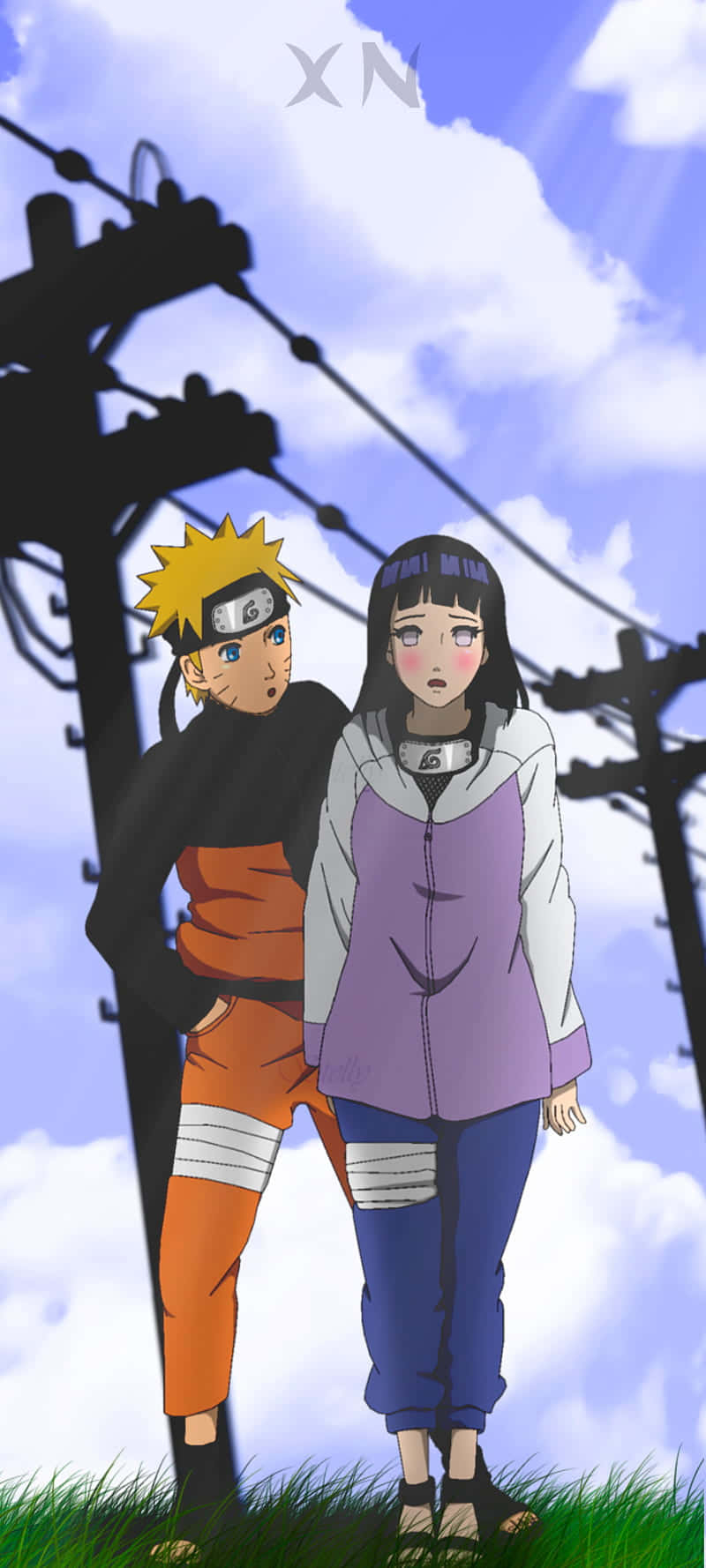 800x1780 Download Cute Naruto And Hinata Having, Phone