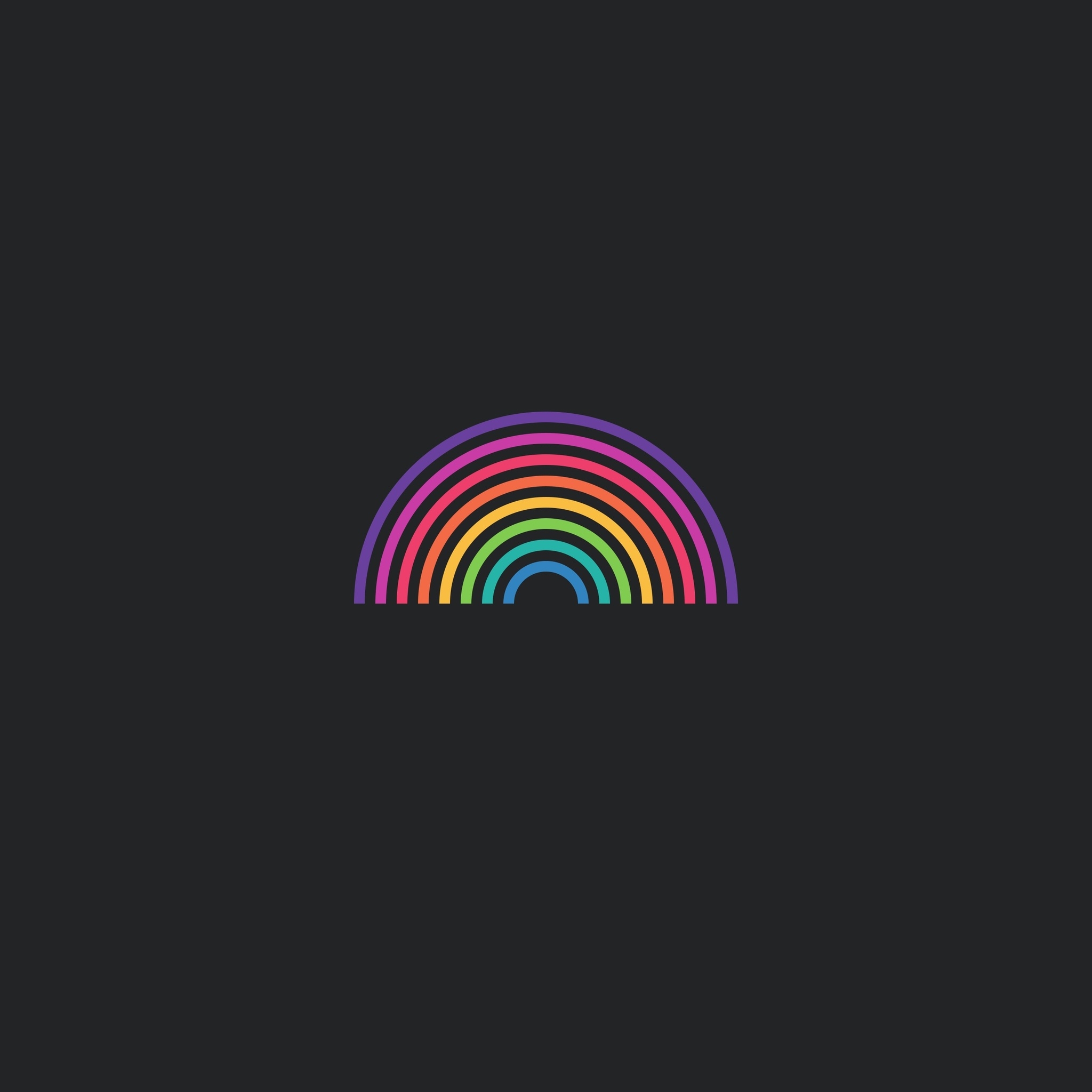 2050x2050 Rainbow Abstract iPad Air HD 4k Wallpaper, Image, Background, Photo and Picture, Phone