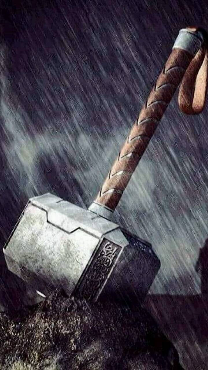 720x1280 Thor hammer Wallpaper, Phone