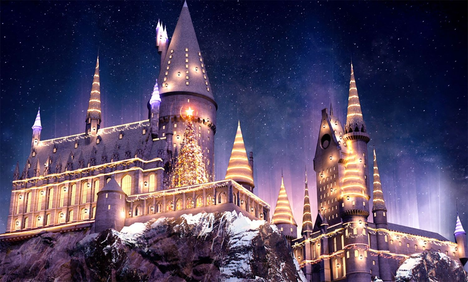 1500x910 Harry Potter Christmas, Kung Fu Panda, & More Arriving Potter Castle Christmas HD Wallpaper, Desktop