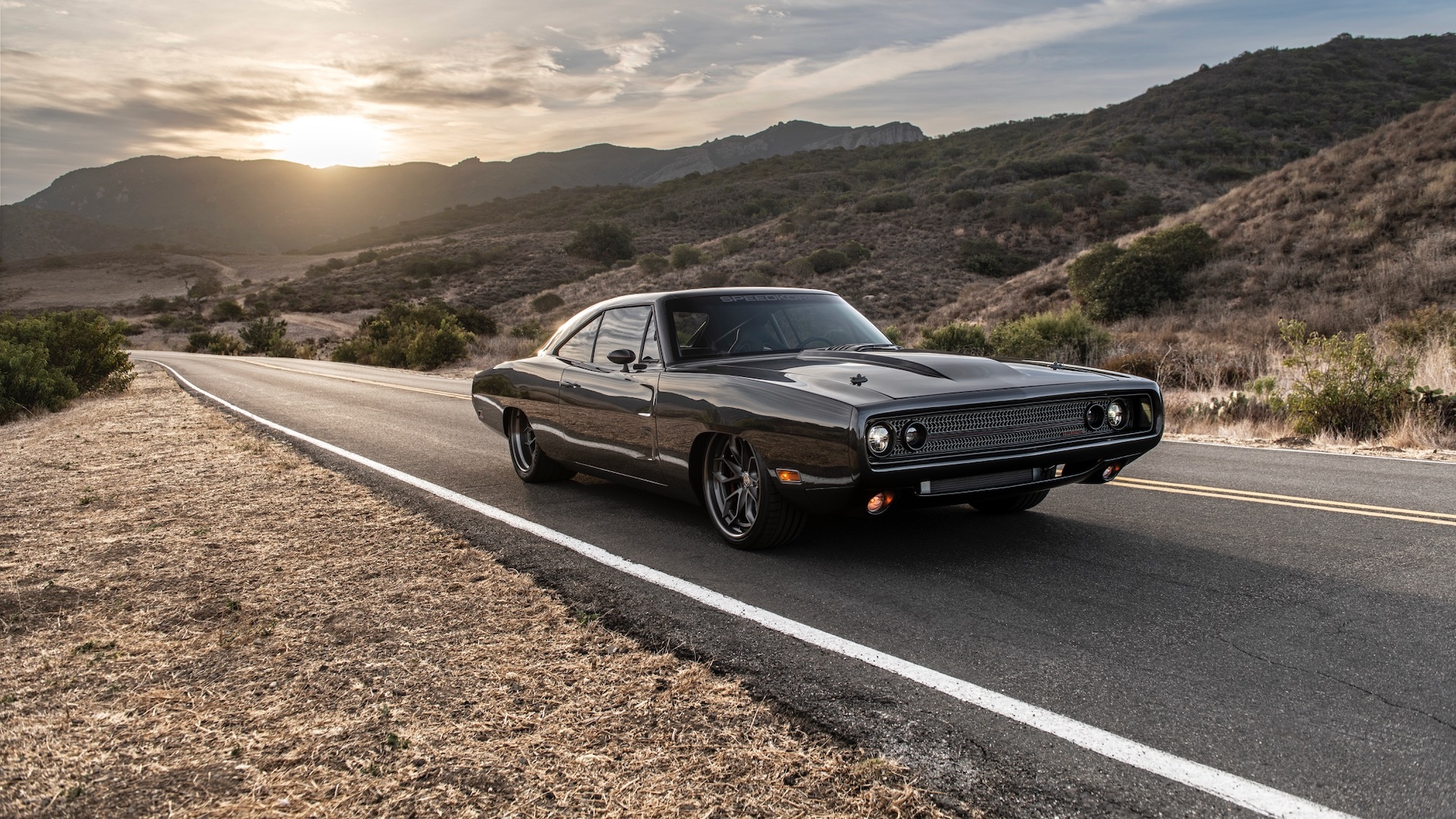 1920x1080 SpeedKore Stuffed A Hellephant V 8 Into A 1970 Dodge Charger For Kevin Hart, Desktop