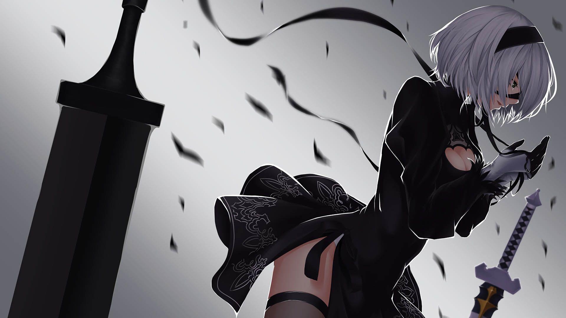 1920x1080 Nier Automata 2B HD 16 9, Desktop