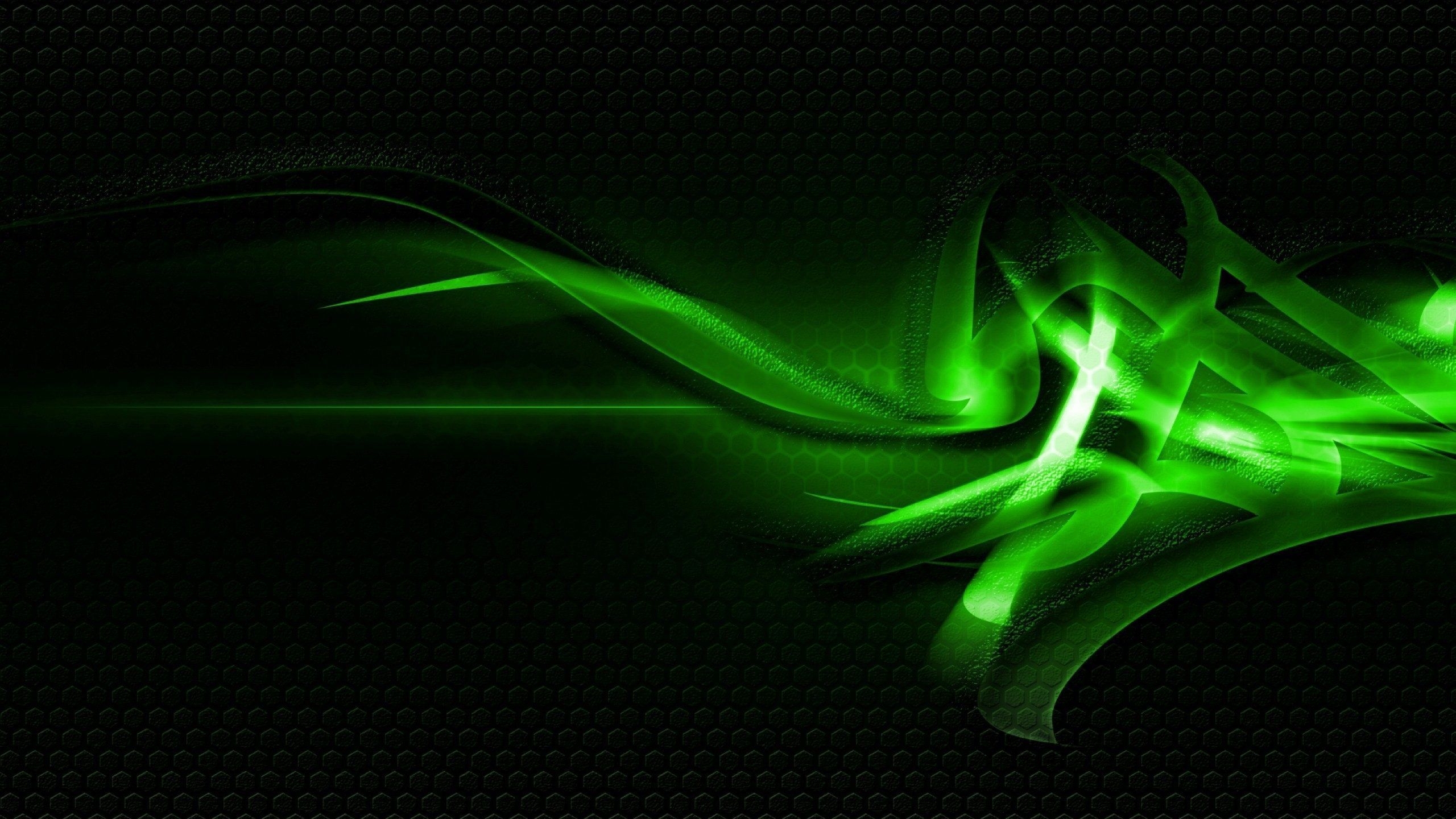 2560x1440 Black And Green Wallpaper 4k, Desktop