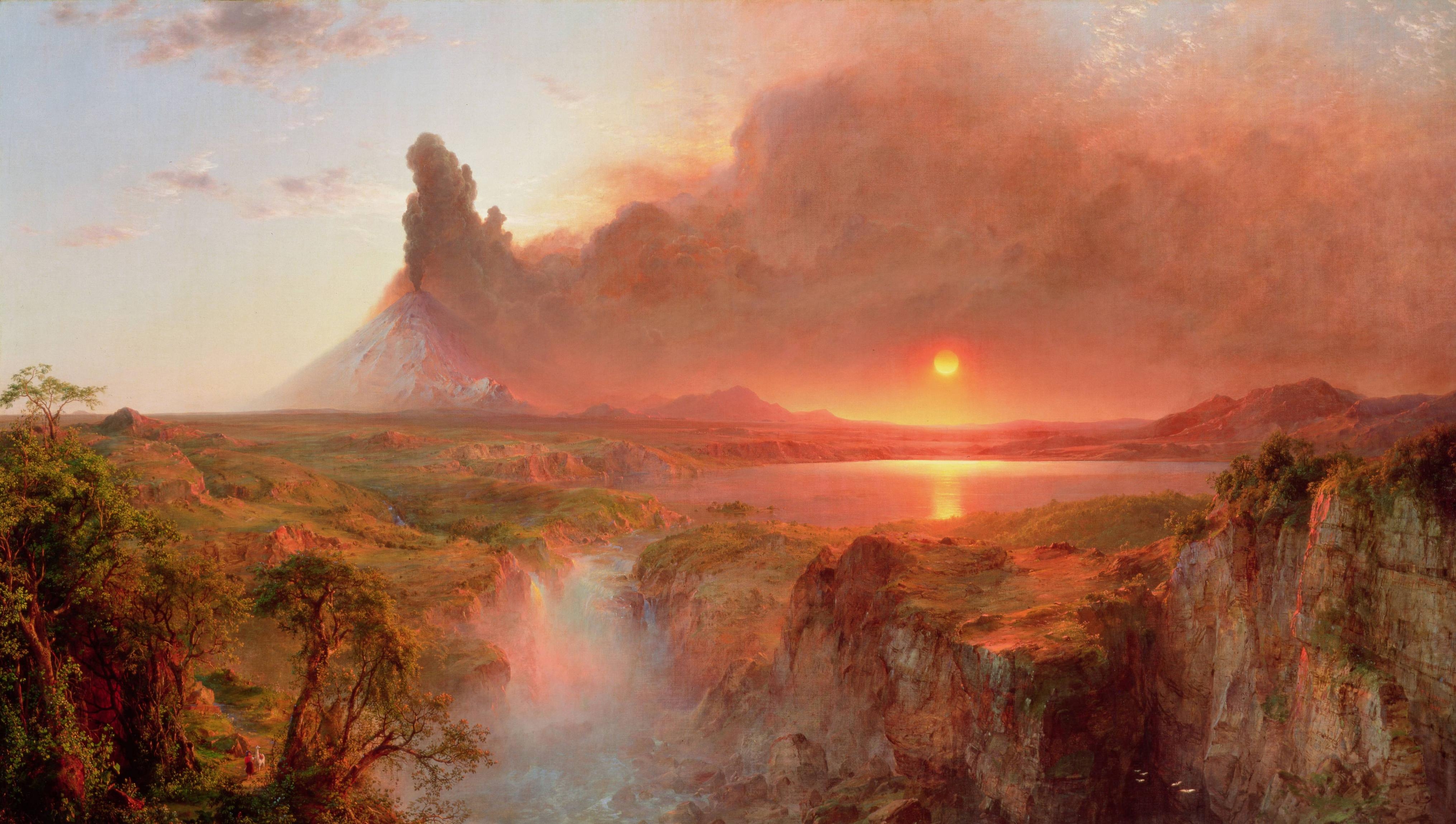 4070x2300 Cotopaxi by Frederic Edwin Church, 1862 (), Desktop