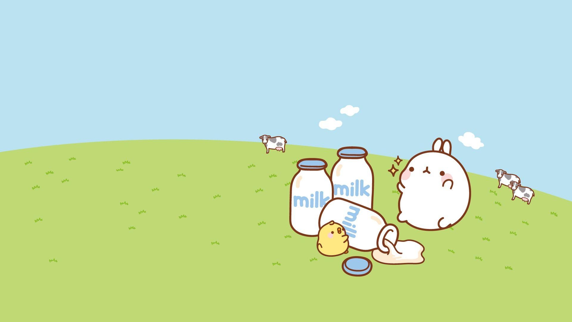 1920x1080 Wallpaper Molang, Desktop