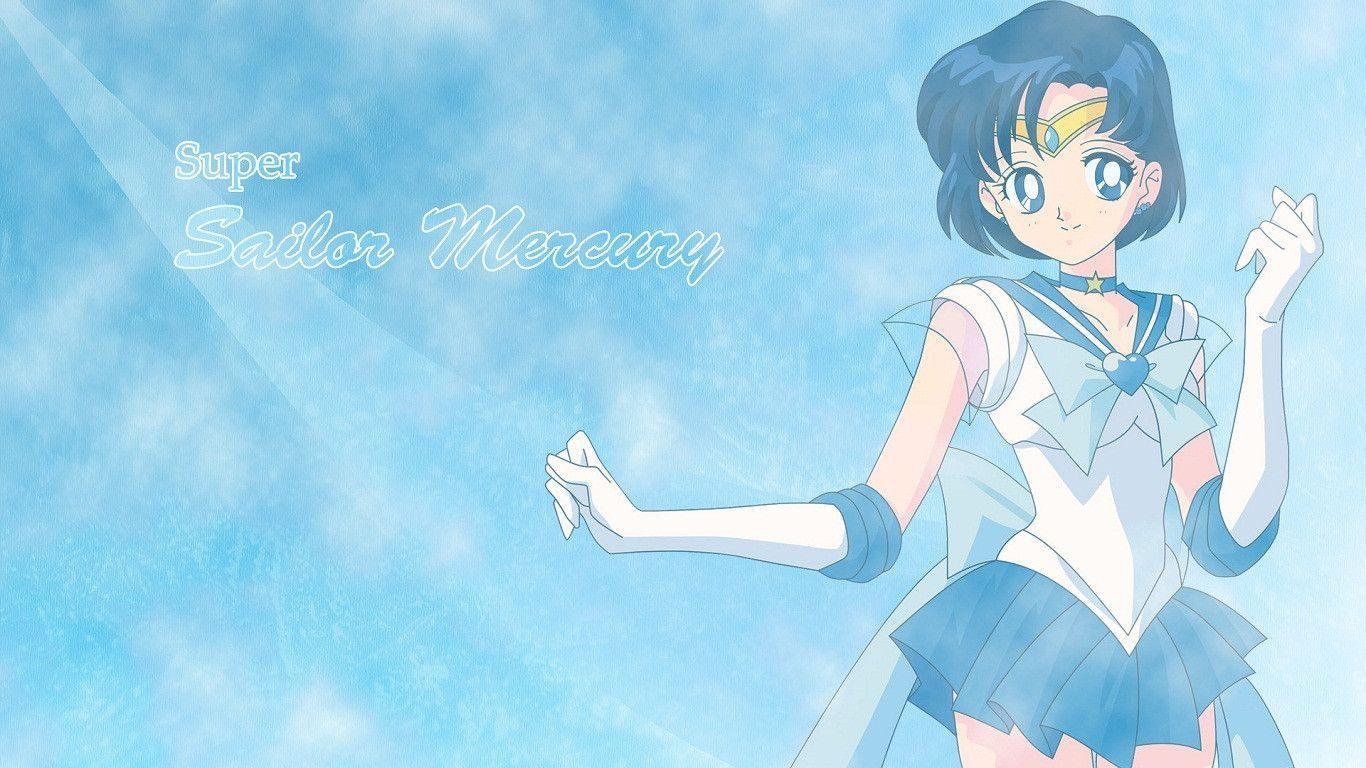 1370x770 Sailor Mercury, Wallpaper Anime Image Board, Desktop