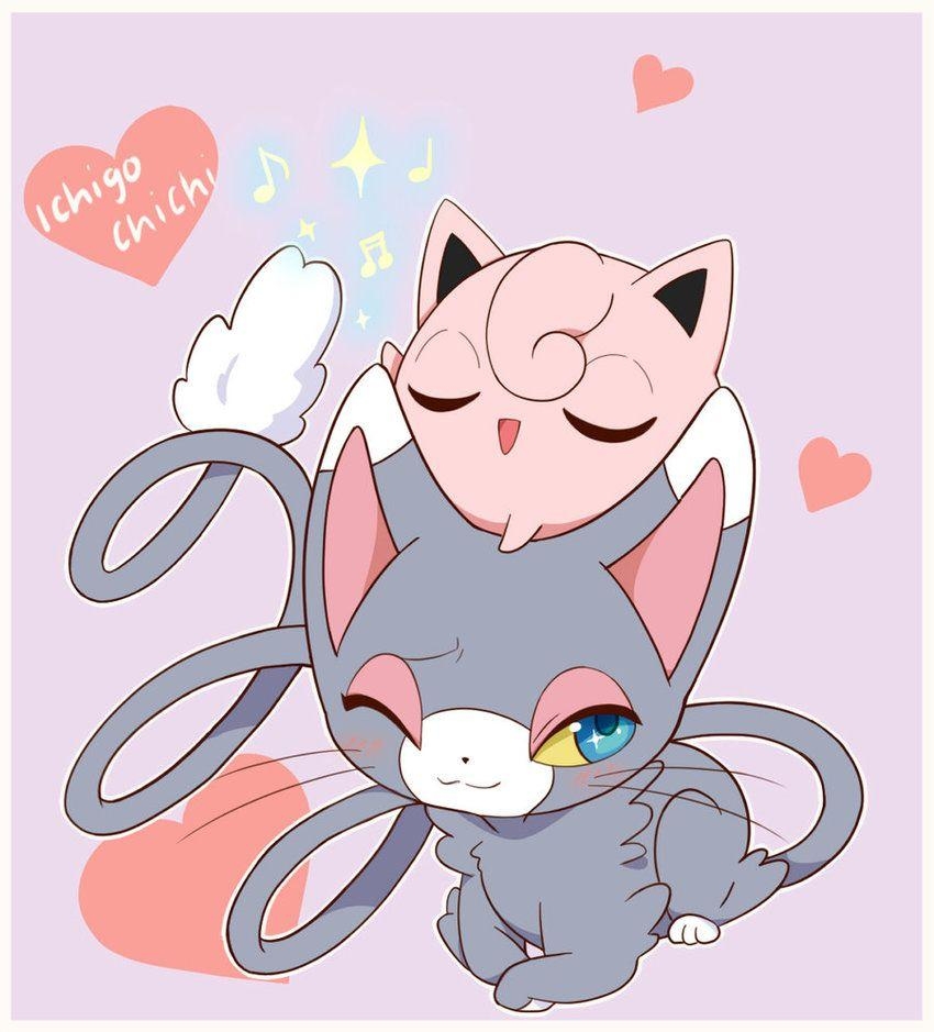 850x940 Glameow and Jigglypuff, Phone