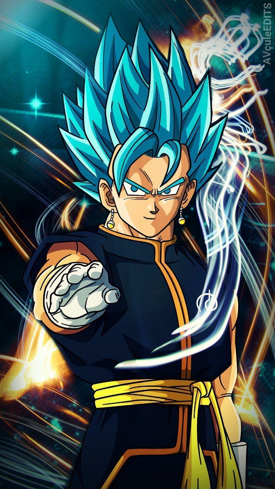 900x1600 Vegito SSJ Blue, Phone