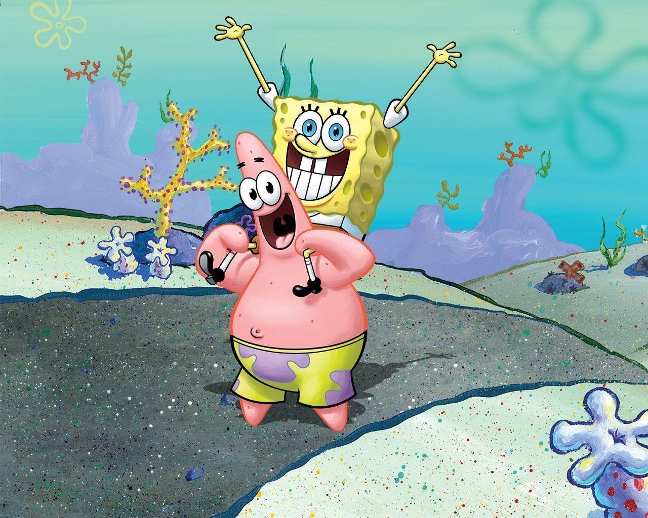 1280x1030 Spongebob & Patrick Squarepants Wallpaper 31281722, Desktop