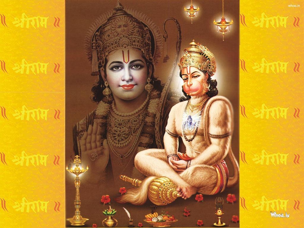 1030x770 Lord Hanuman With Shree Ram HD Wallpaper, Desktop