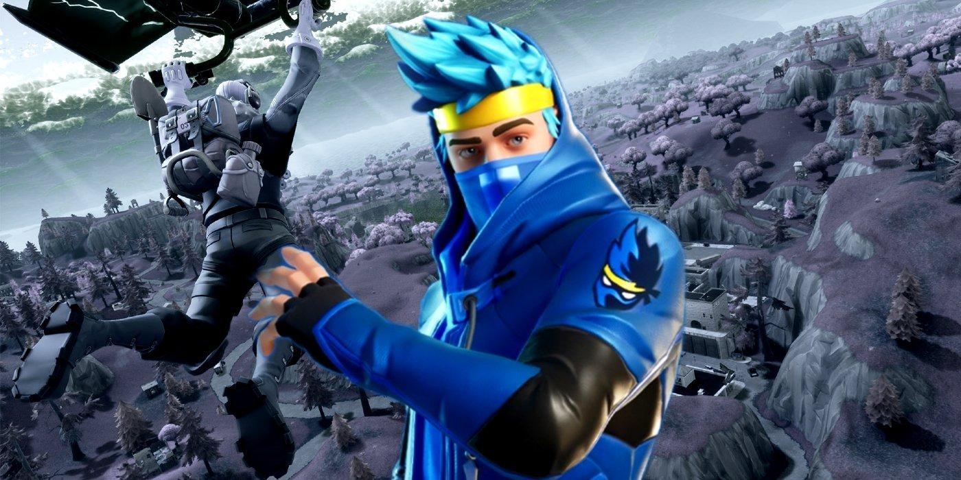 1400x700 Ninja skin Fortnite wallpaper, Dual Screen