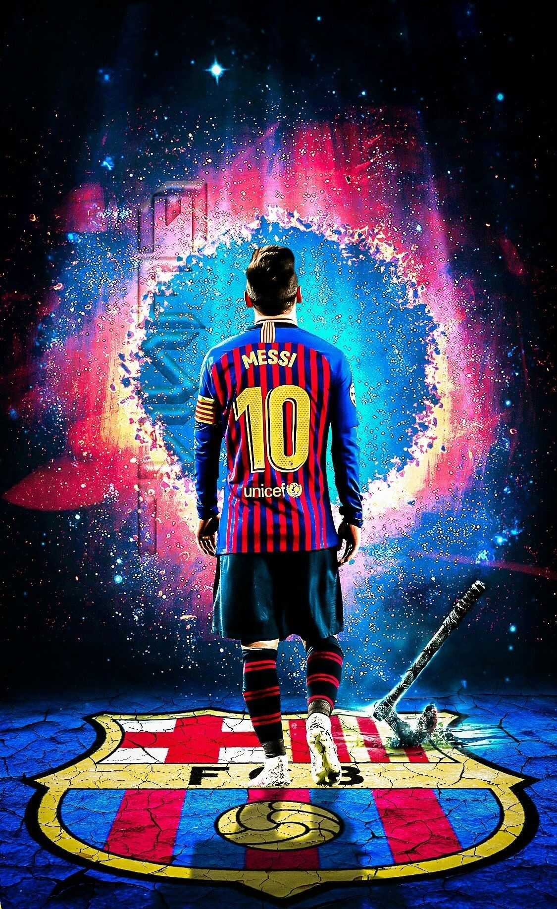 1130x1840 4K Messi Wallpaper, Phone