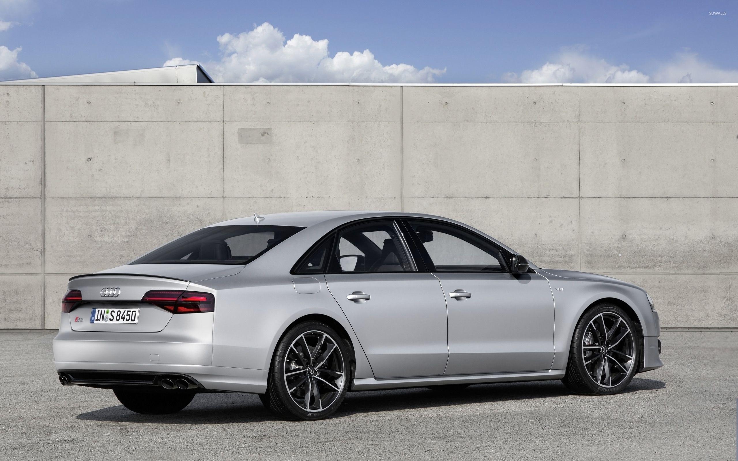 2560x1600 Silver Audi S8 back side view wallpaper wallpaper, Desktop