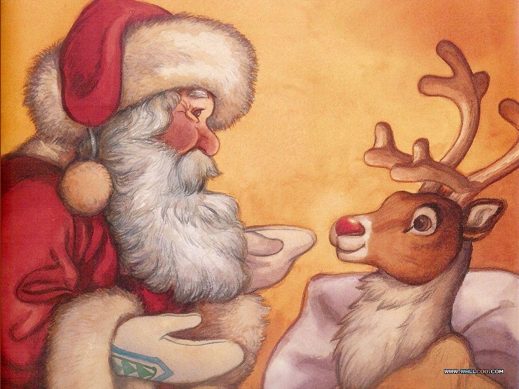 1030x770 Wallpaper Of Rudolph The Red Nosed Reindeer Story Book, Desktop