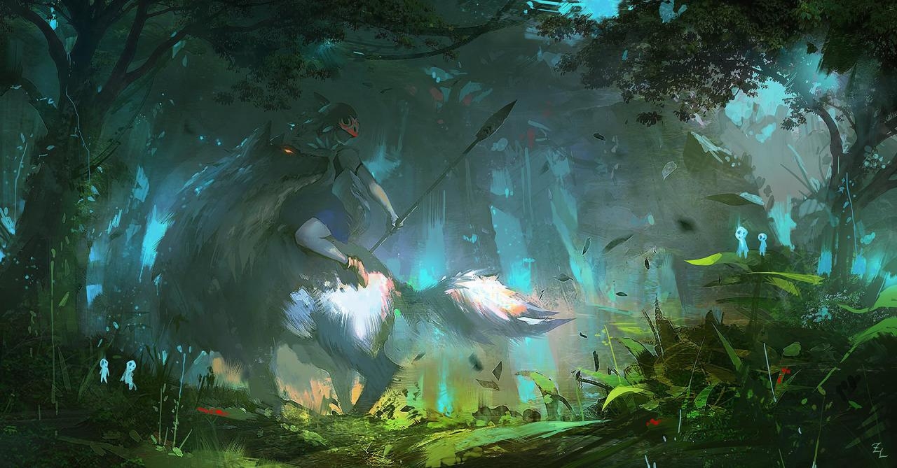 1280x670 Glamorous Princess Mononoke Wallpaper, Desktop