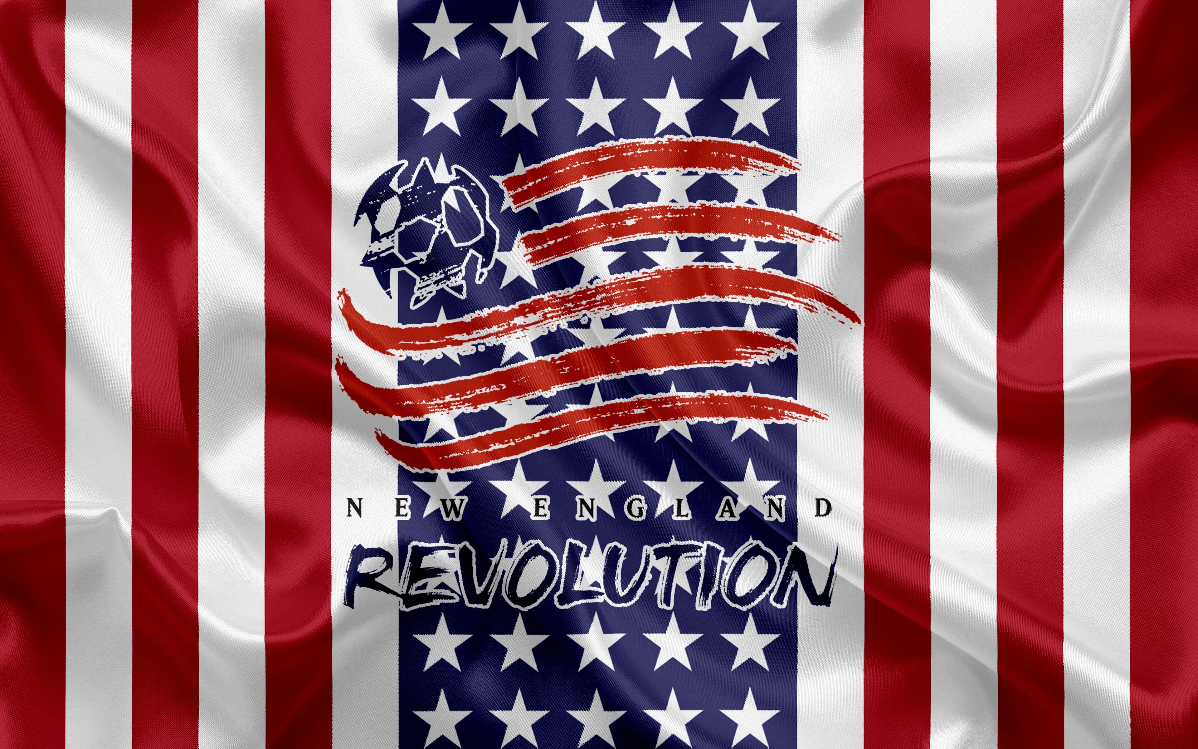 3840x2400 Logo, Soccer, MLS, New England Revolution wallpaper and background, Desktop