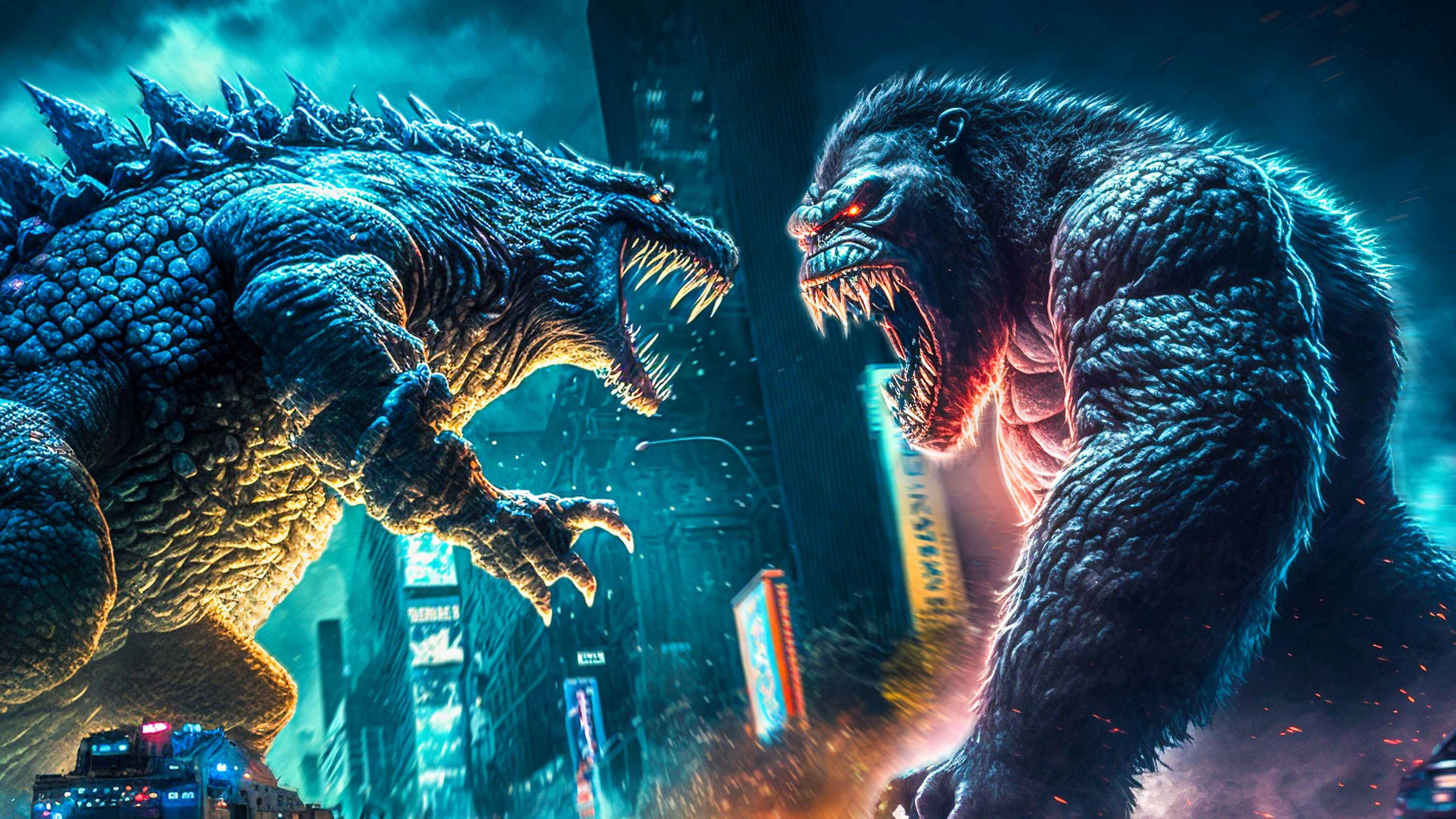 3000x1690 Godzilla x Kong: The New Empire Movie, Desktop