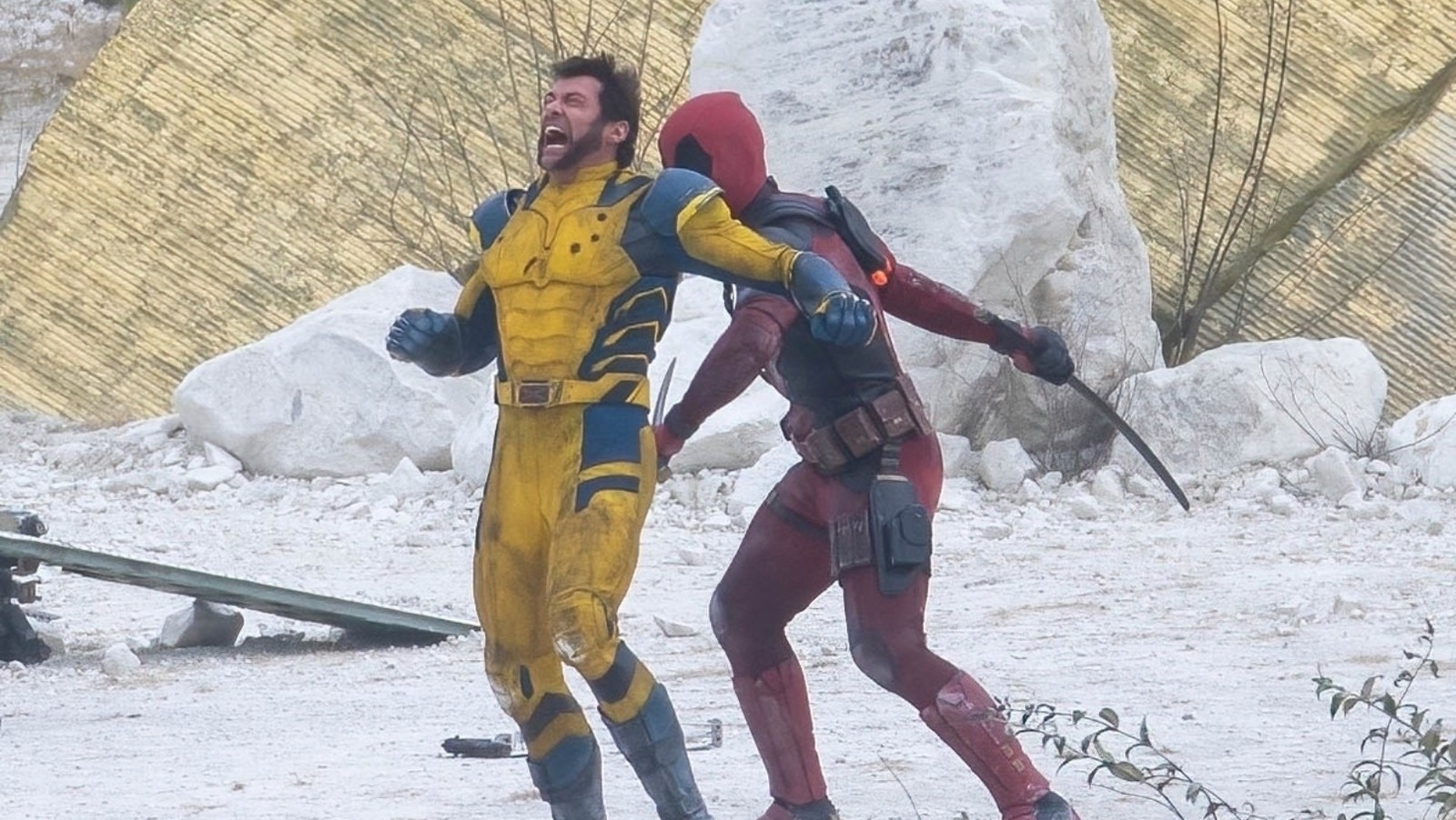 1600x910 Wolverine Versus Wade Brawl, Desktop