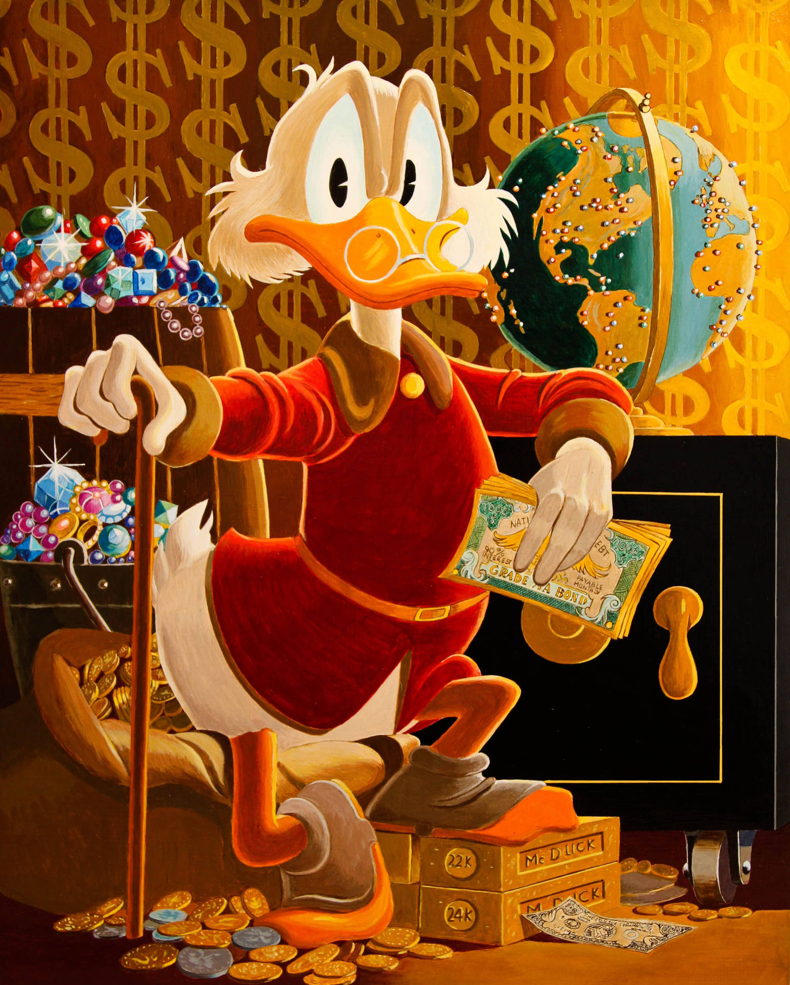 1550x1920 Scrooge Mcduck HD Wallpaper 100++, Phone